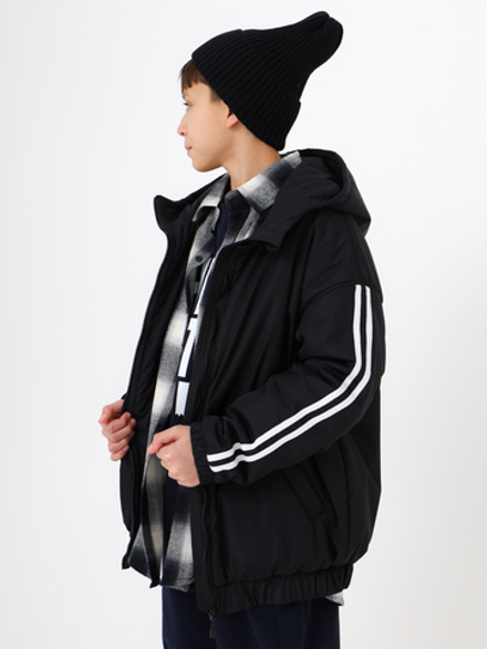 Куртка с лампасом, черная