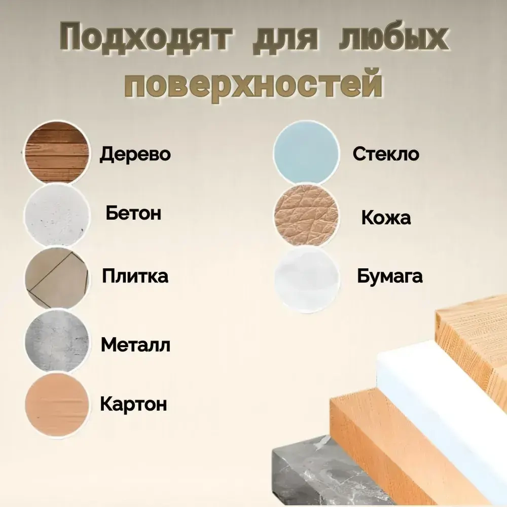 Маркер строительный тонкий разметочный с длинным наконечником, 5 шт (черный, красный, синий, зеленый, белый)