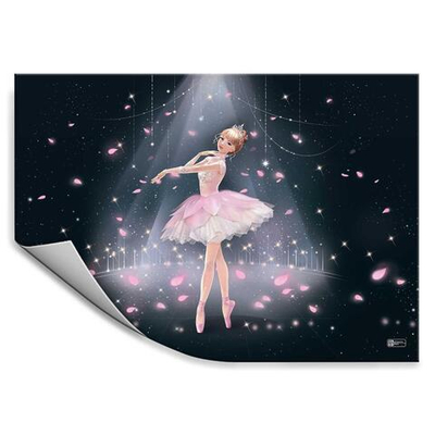 Плёнка цветная для уроков труда 50х70 см "Балерина" (Феникс+)