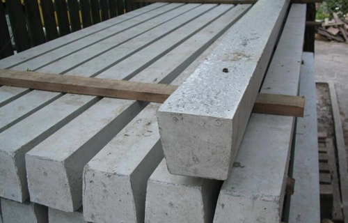 Бетонный виноградный столб квадратный 90х95х2400 мм