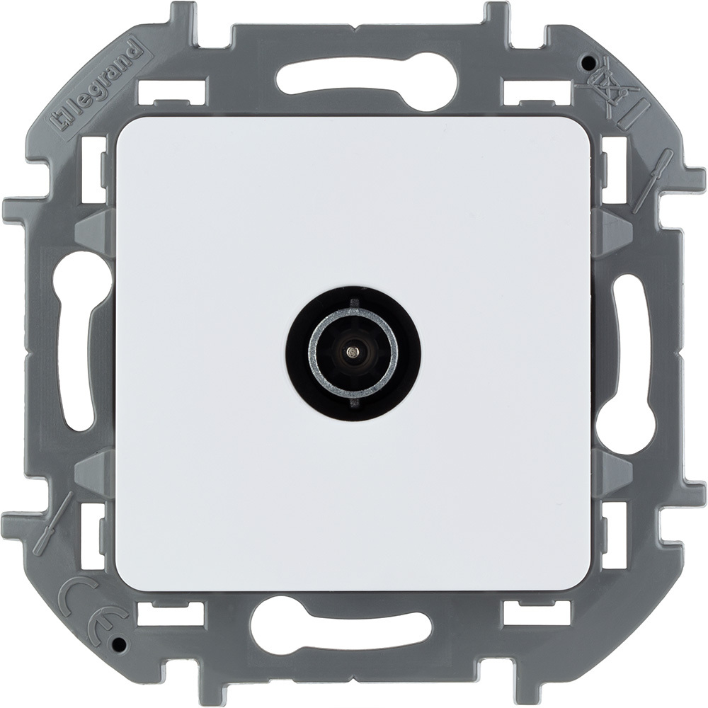 Розетка TV (телевизионная) проходная 14дБ 5-862мГц - белый Inspiria Legrand