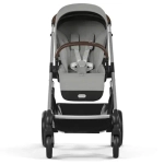 Коляска 2 в 1 Cybex Balios S Lux SLV 2025 (с дождевиками), Stone Grey