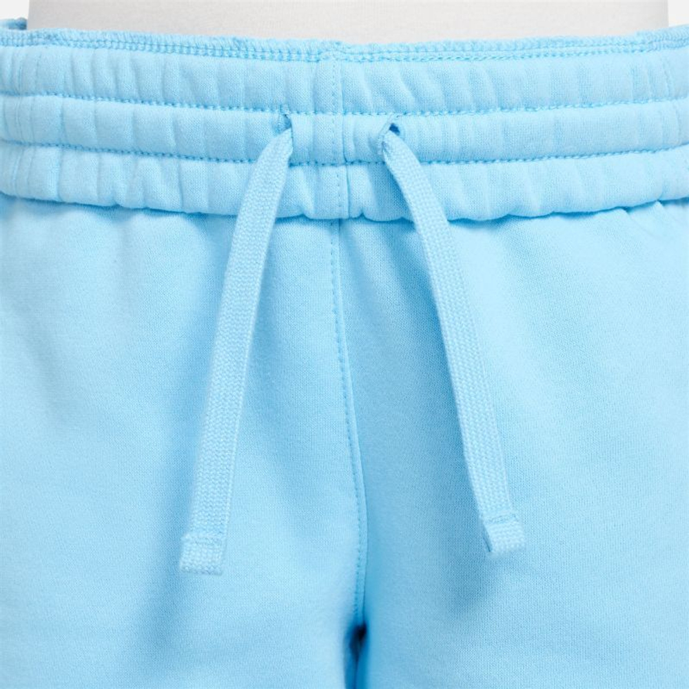 Штаны для девочки теннисные Nike Kids Club Fleece Jogger - aquarius blue/white