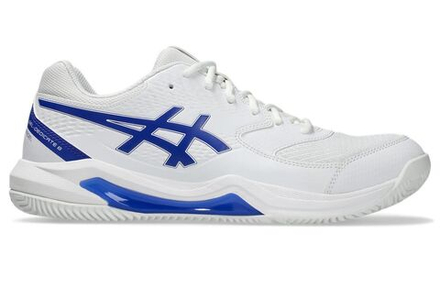 Мужские кроссовки для Падел Asics Gel-Dedicate 8 Padel - white/dark cobalt