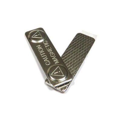 Магнитный бейдж металл 45х13