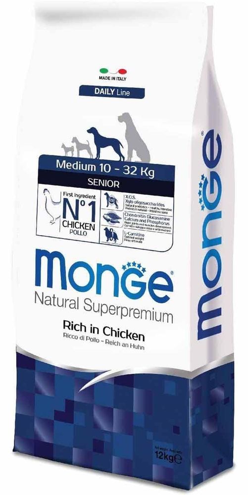 Monge Dog 12кг Medium корм для взрослых собак средних пород