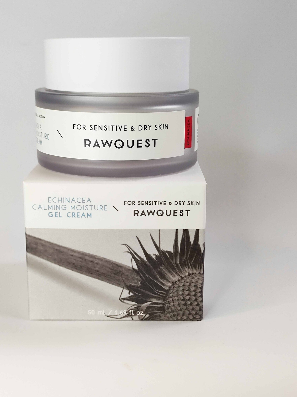 Увлажняющий крем-гель с экстрактом эхинацеи RAWQUEST ECHINACEA CALMING MOISTURE GEL CREAM 50мл