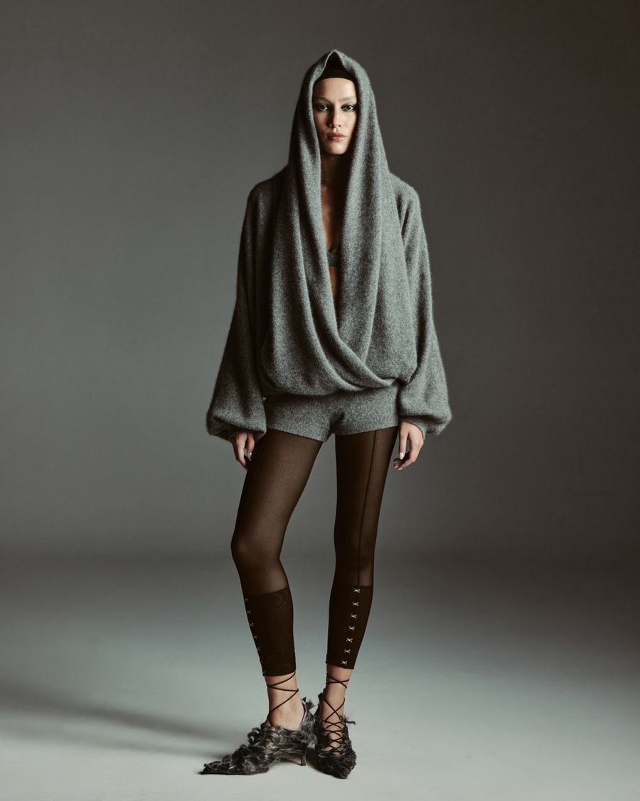 Лосины декоративные М, Коричневые