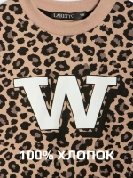 Платье детское трикотажное в садик