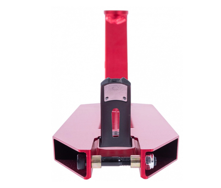 Дека для трюкового самоката Tech Team Zefir Lite 49x12 deck, AL6061, красный