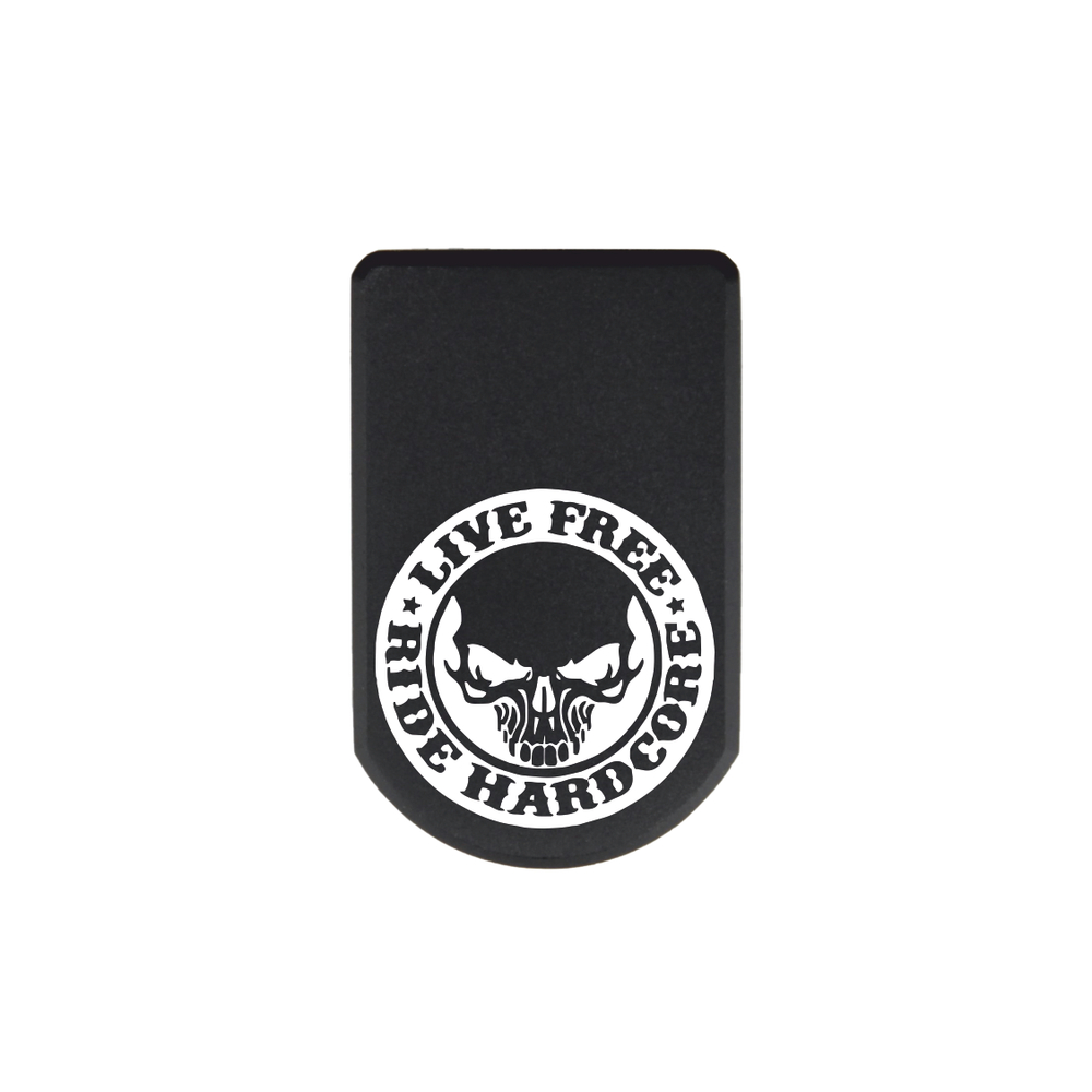 Пятка +3 патрона для магазинов Grand Power, ПЛК, CZ, Tanfoglio с гравировкой Живи свободно