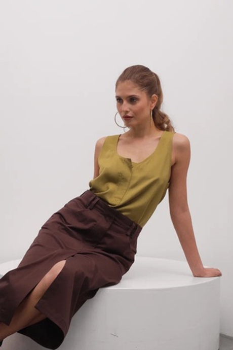 Блейзер из дикого шелка