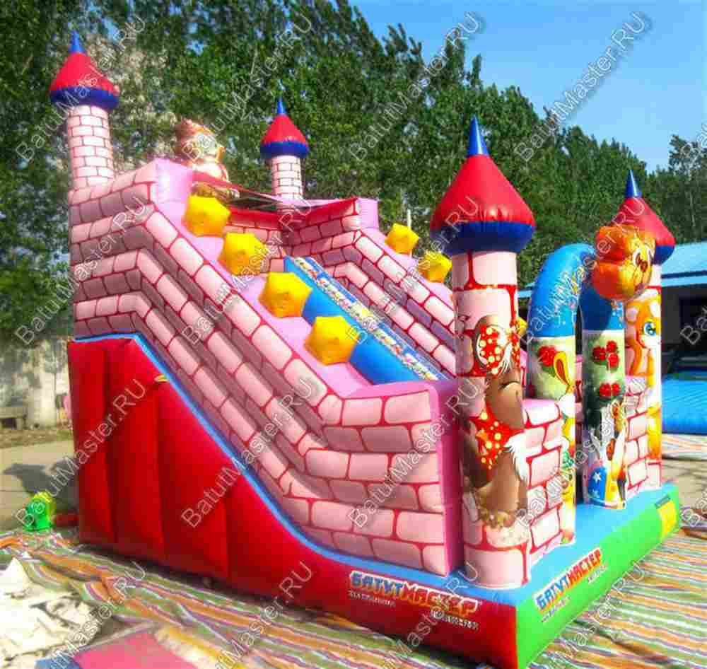 Надувной батут "Веселый замок"