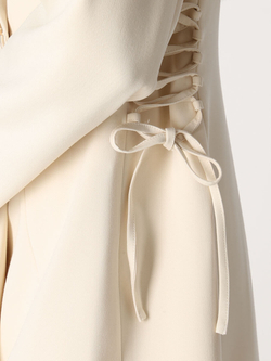 Платье-жакет AfterParty, экрю