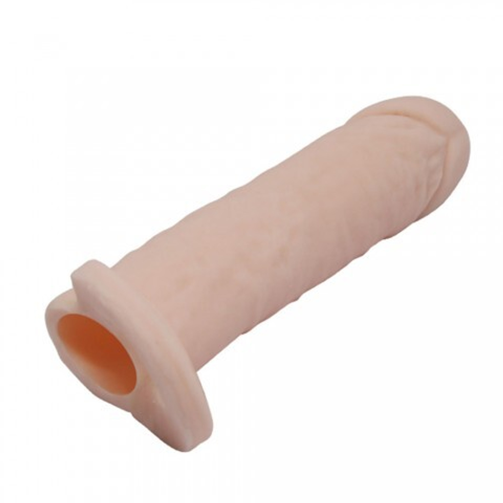 Насадка реалистичная с креплением на мошонку