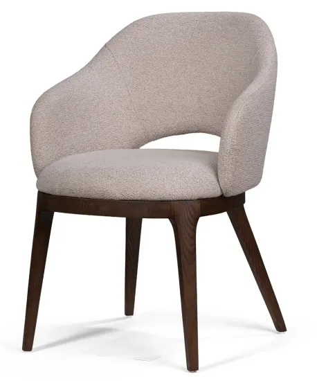 Стул Atrio массив ткань цвет белый