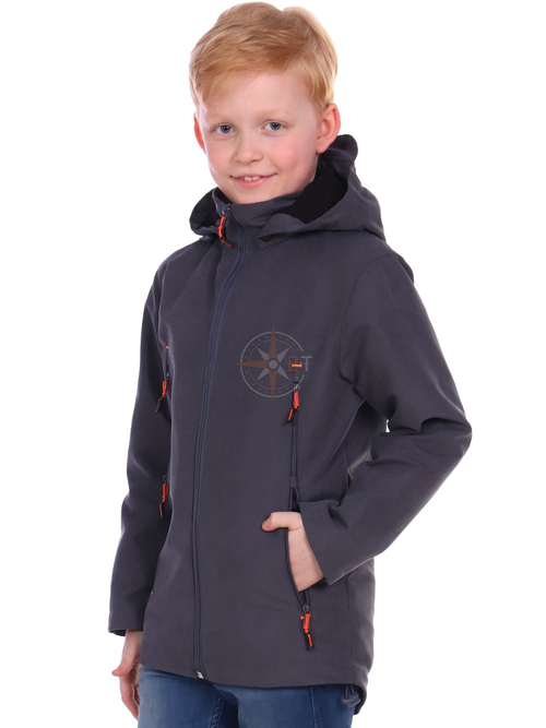 ВЕТРОВКА ДЕТСКАЯ ФОРЕСТ ДМС (ИСЛАНДИЯ серый)