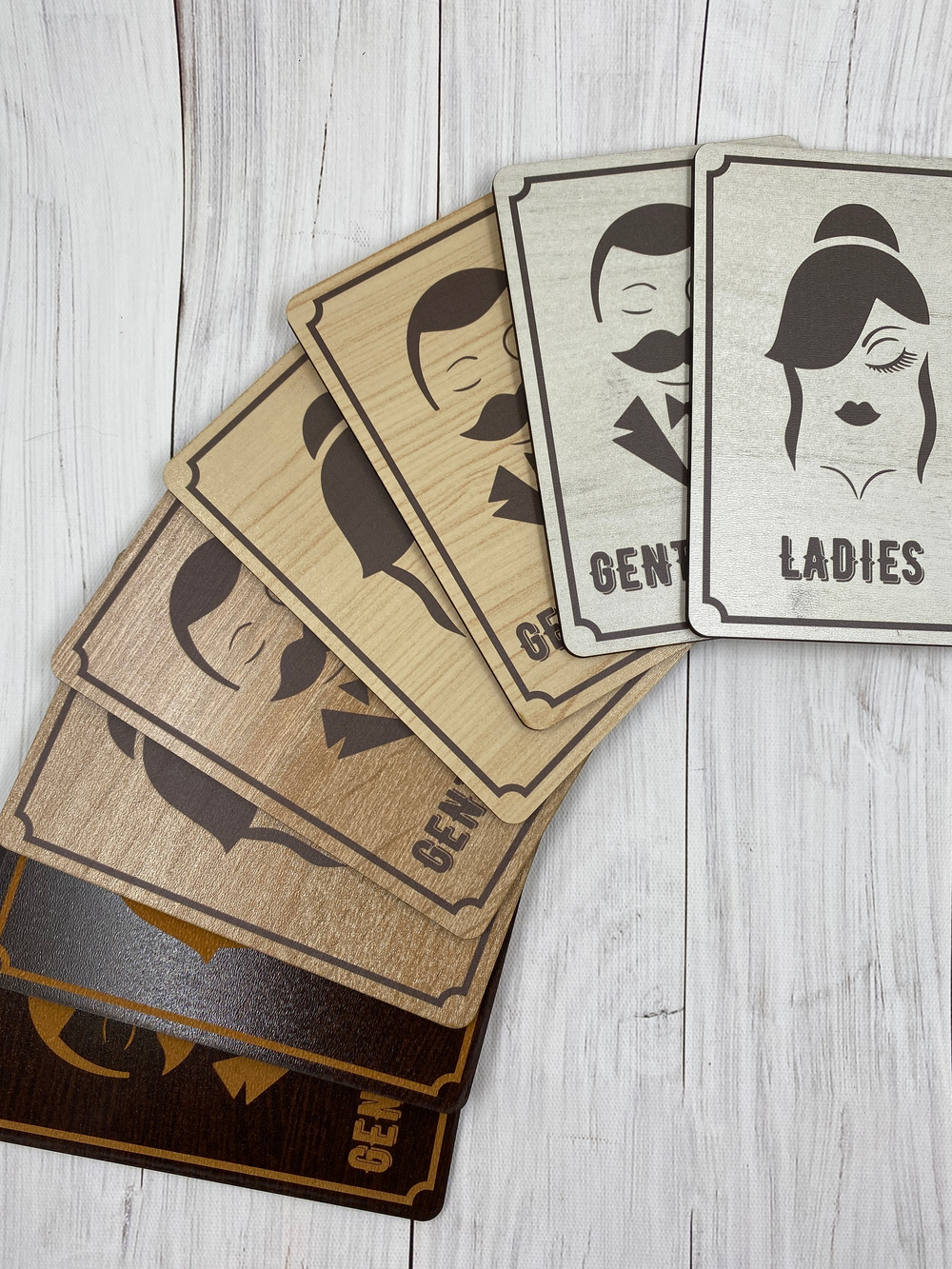 Табличка на туалет (пара М+Ж)