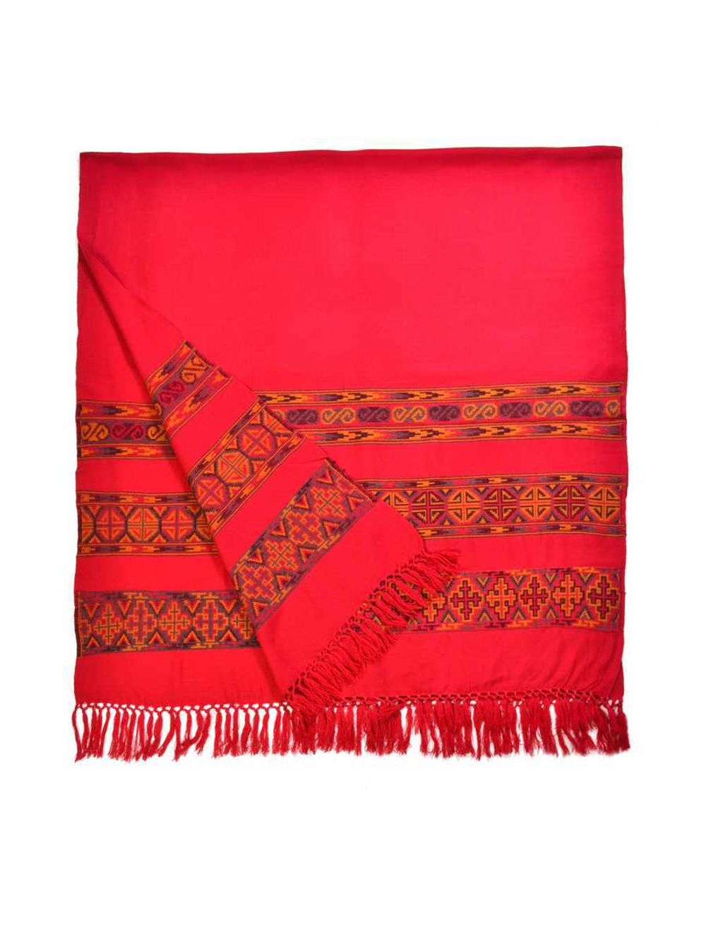 Шаль гималайская (малиновая)