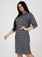Рина - платье клетка черный Iv-capriz (Акция)