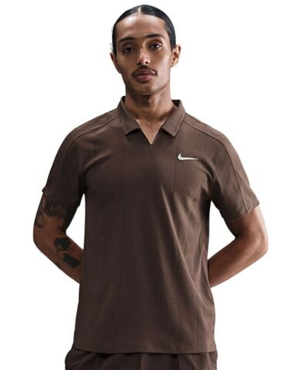 Теннисное поло Nike Court Dri-Fit Advantage Slam - baroque brown