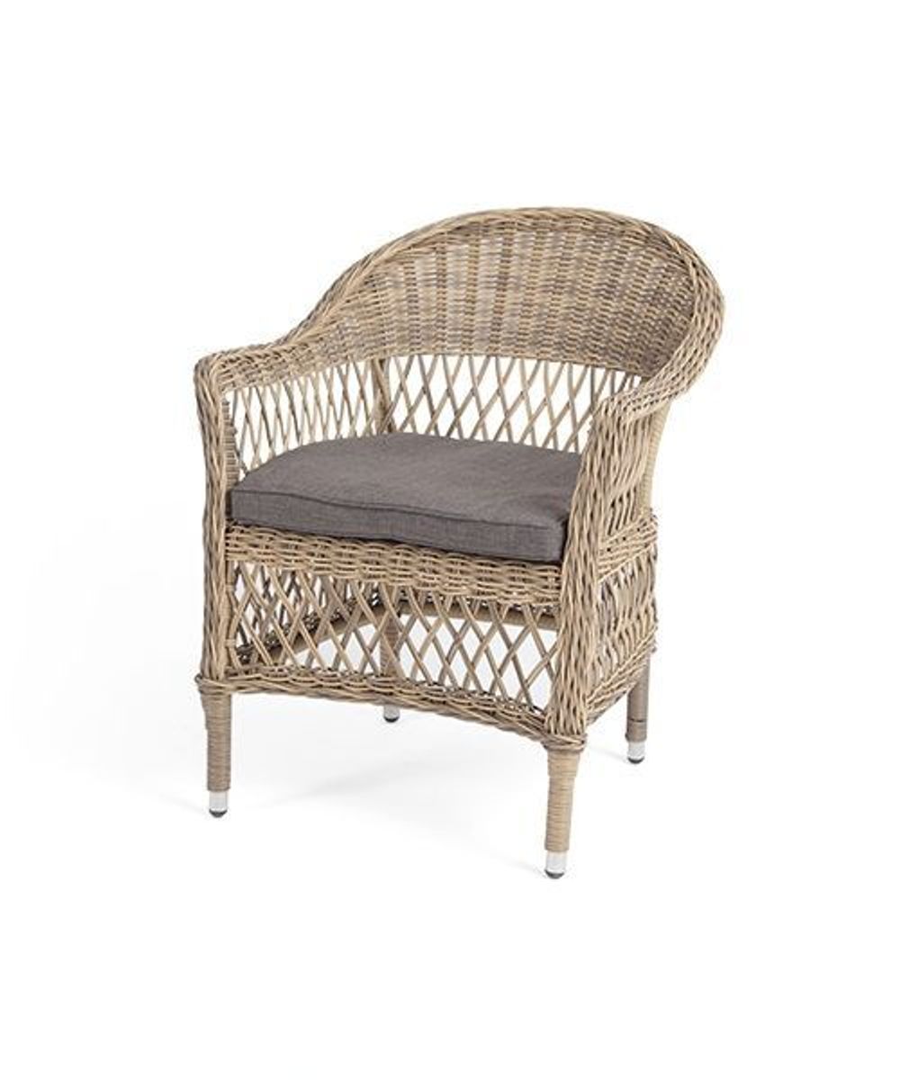 "Сицилия" плетеный стул из искусственного ротанга, цвет соломенный