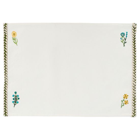 Салфетка под приборы meadow bloom из коллекции ethnic, 33х48 см