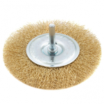 ЩЕТКА Д/ДРЕЛИ 100ММ ПЛОСКАЯ ЛАТУН/ВИТАЯ MATRIX 74450