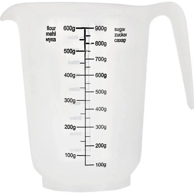 Кувшин мерный Plast Team 1л 155х150 мм натуральный