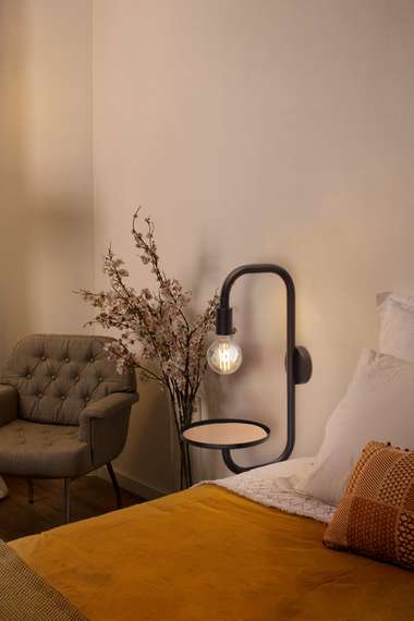 Настенный светильник Guest черный