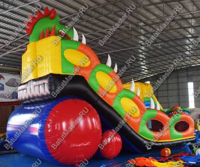 Батут-горка "Дракон 2", 11*6*9 м