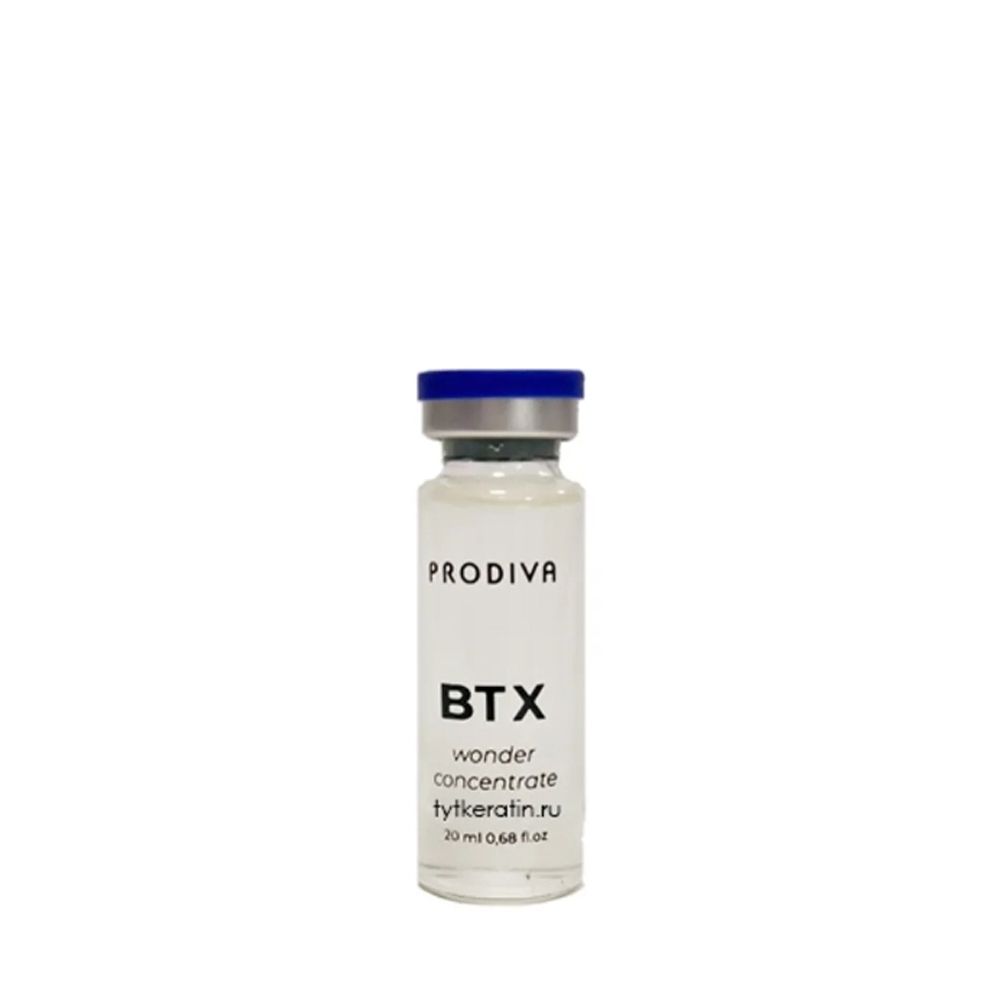 Prodiva GLITTER BTX Ампульный ботокс концентрат для разглаживая и блеска волос 1 шт  УСПЕЙ КУПИТЬ! Вывод из ассортимента