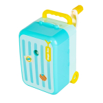 Точилка механическая Alingar, "Чемоданчик", 1 отверстие, пластик.корпус, цвет ассорти, инд. упаковка, 70*90*110 мм