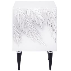 Тумба прикроватная Тропик Классика Айс Найт Сильвер левая