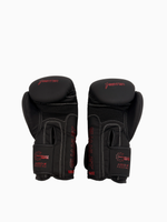 Перчатки боксерские Fighter черно-бордовые