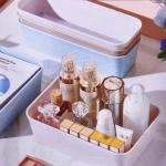 Контейнер для хранения «Пинто», цвет пудровая роза, 30*10,5*7,5см