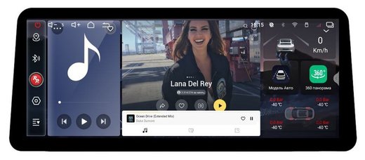 Магнитола для Toyota Land Cruiser Prado 120, Lexus GX470 - Redpower 85182XLB монитор 12.3" QLED в стиле BMW, Android 14, CarPlay, 4G SIM-слот