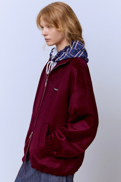 Бомбер из шерсти премиум