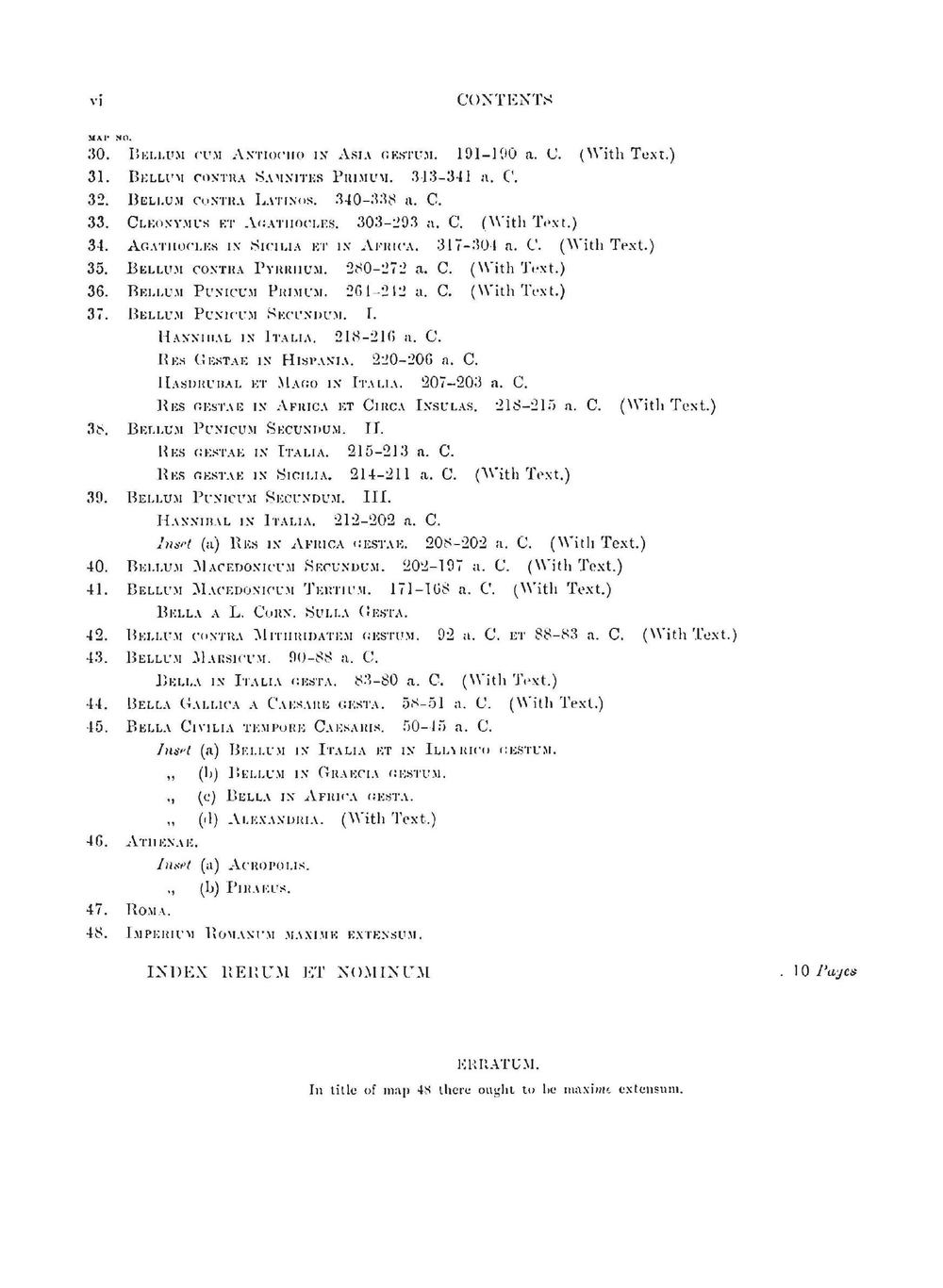 Atlas Antiquus: In Forty-Eight Original, Graphic Maps, with Elaborate Text to Each Map and Full Index | Emil Reich