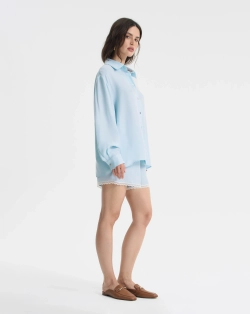 Свободная рубашка из купры