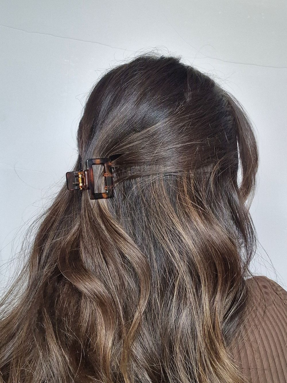 Краб для волос НАБОР 2 шт., 3,8 см, глянцевый, чёрный и черепаховый, MONTE VITA, 457010