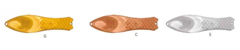 Блесна колеблющаяся для рыбалки ПРОФИ-2, 95/22 S