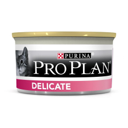 Влажный корм Pro Plan® для кошек с чувствительным пищеварением, мусс с высоким содержанием индейки,