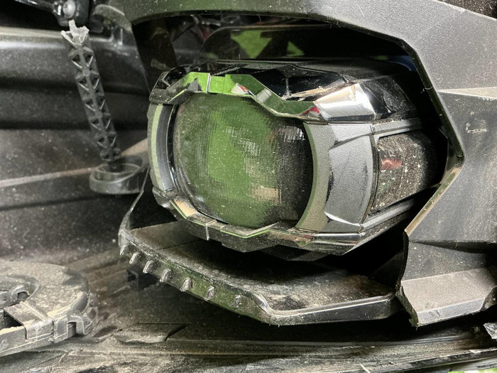 Битая Фара левая Audi Q6 (2022-н.в.) LED