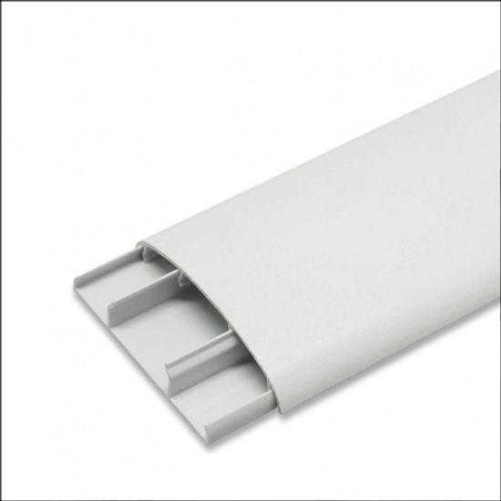 Наличник ИДЕАЛ 001 с кабель-каналом БЕЛЫЙ 70мм 2,2м