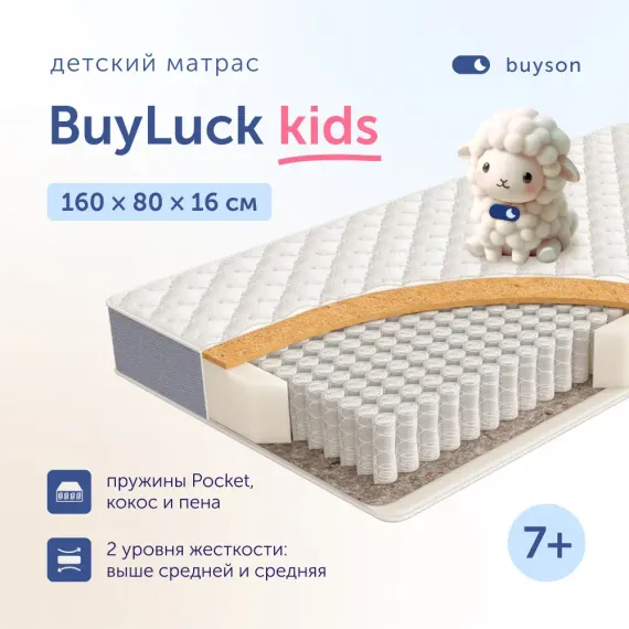 Матрас buyson BuyLuck 160х80