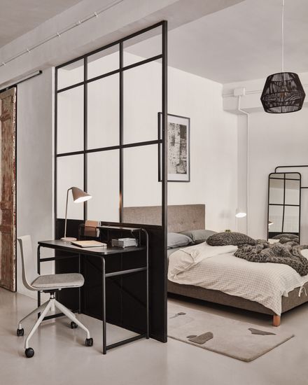 Письменный стол Foreman 98 x 48 черный La Forma Испания 