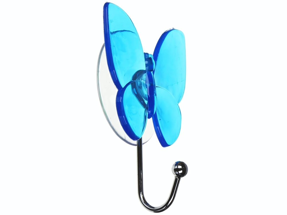 Крючок для полотенца на присоске "Бабочка" 8*10,5см