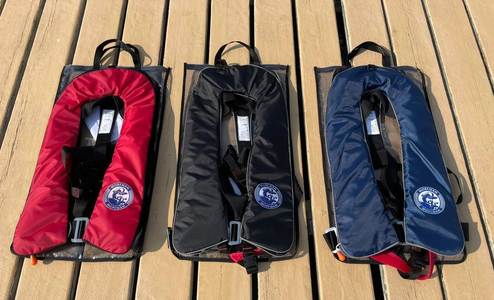 Жилет надувной автоматический "Мореман Комфорт", 150 N, синий (10268832)