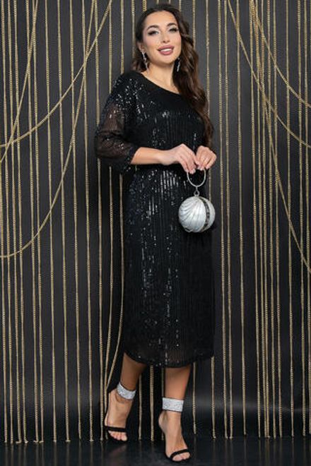 Платье Просто сияй (черное) П11812 LT Collection